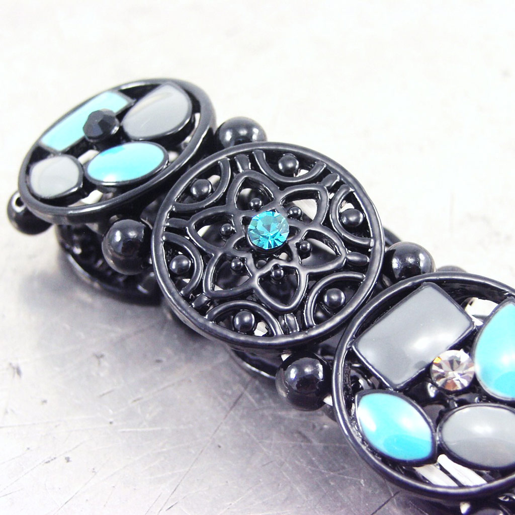 Bracelet Créateur \'Carmen\' turquoise - [G5520]