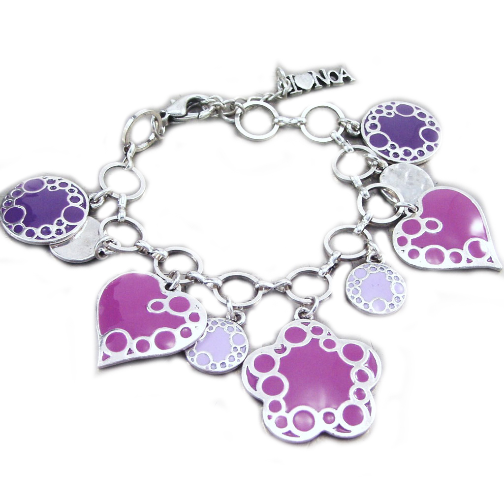 Bracelet Créateur \'Princesse Pop\' violet - [G5853]