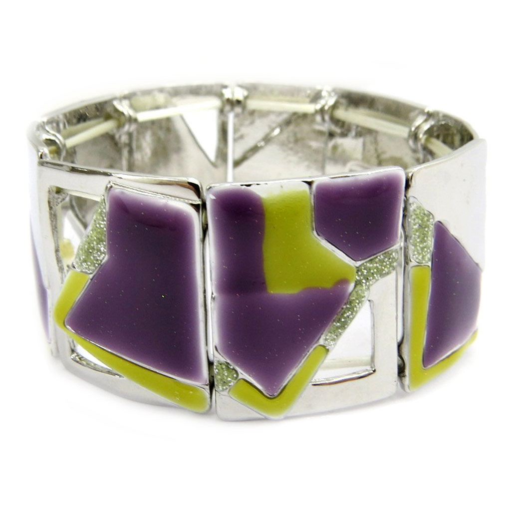 Bracelet Créateur \'Anamaya\' violet - [G6158]