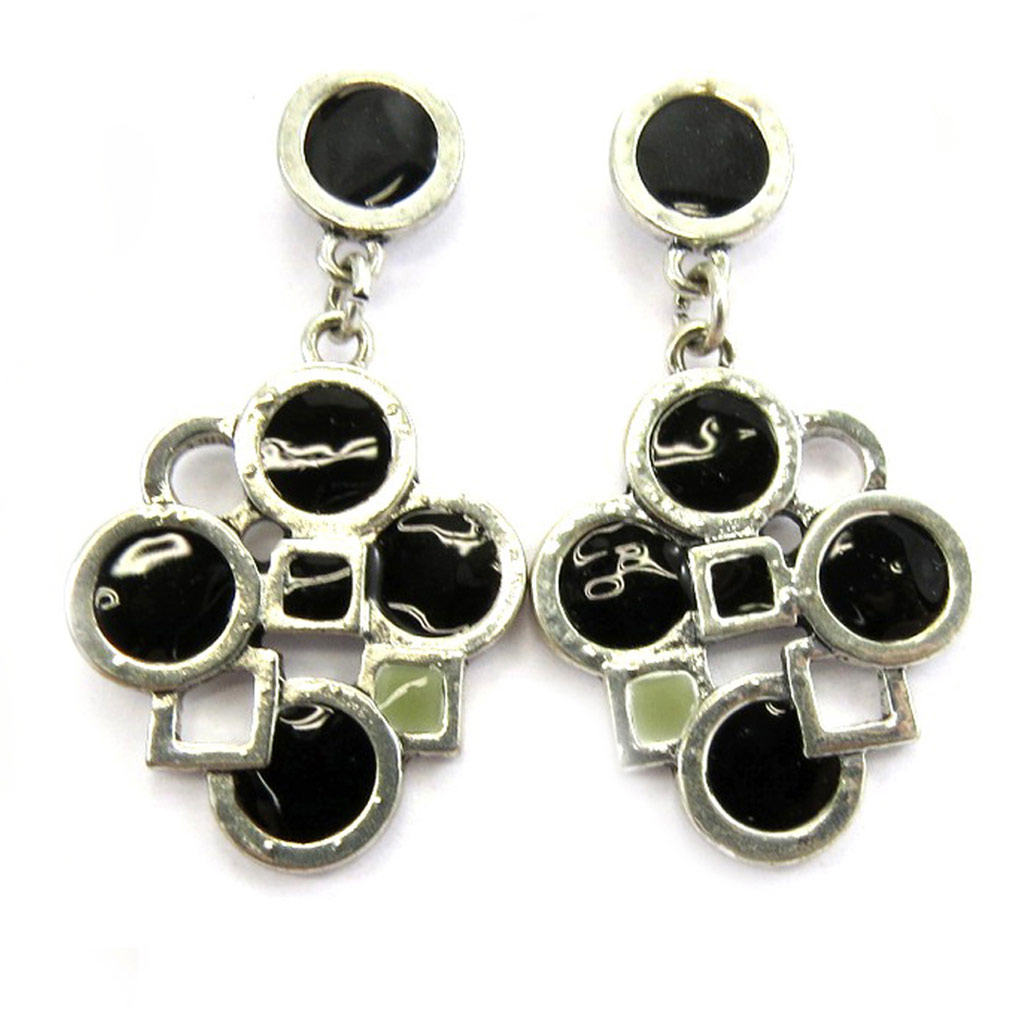 Boucles Créateur \'Coloriage\' noir - [G6193]