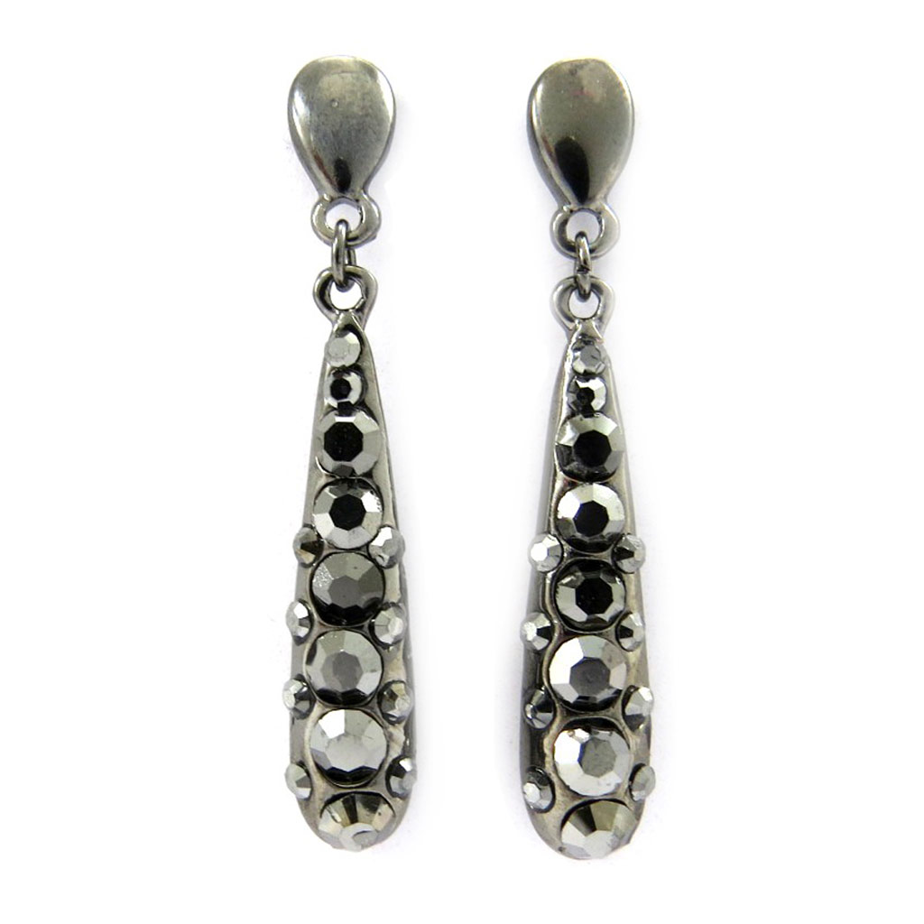 Boucles Créateur \'Sissi\' gris  - [G7273]