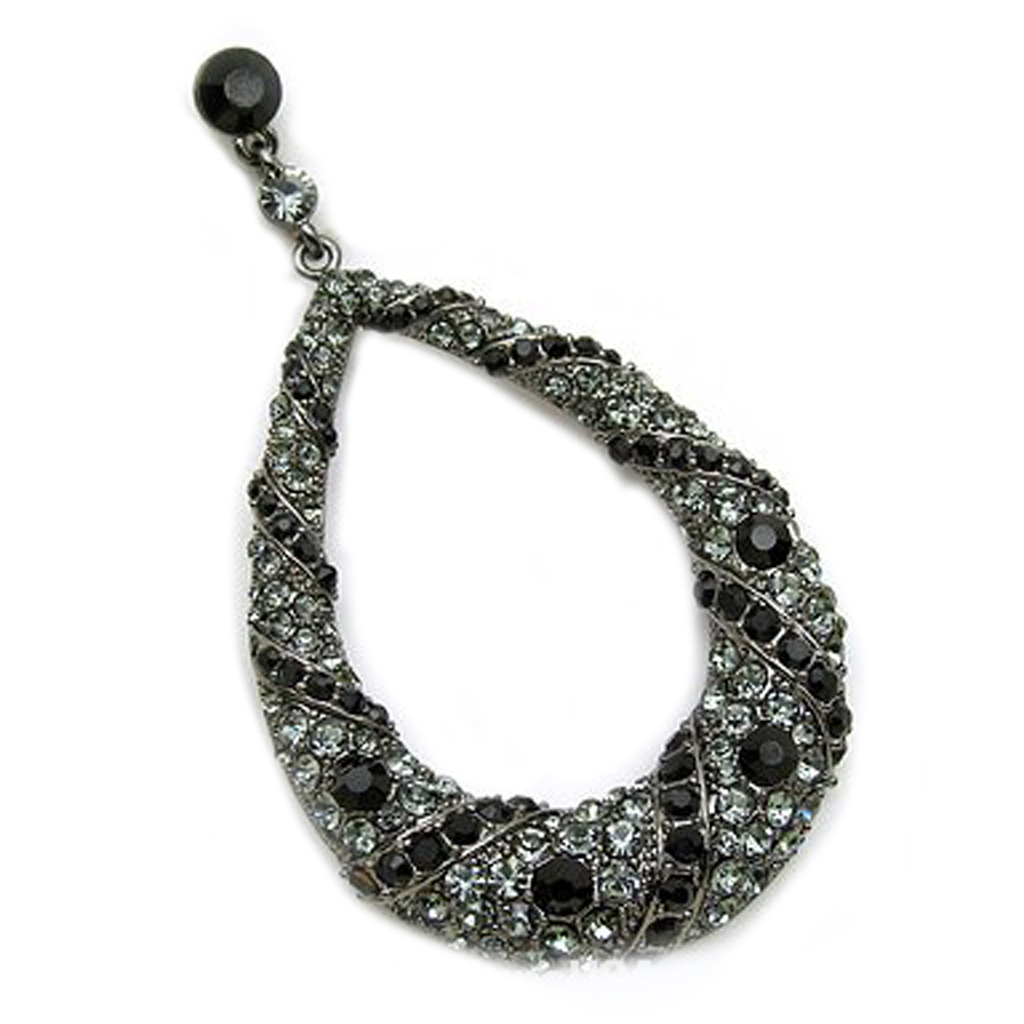 Boucles Créateur \'Sissi\' gris  - [G7313]