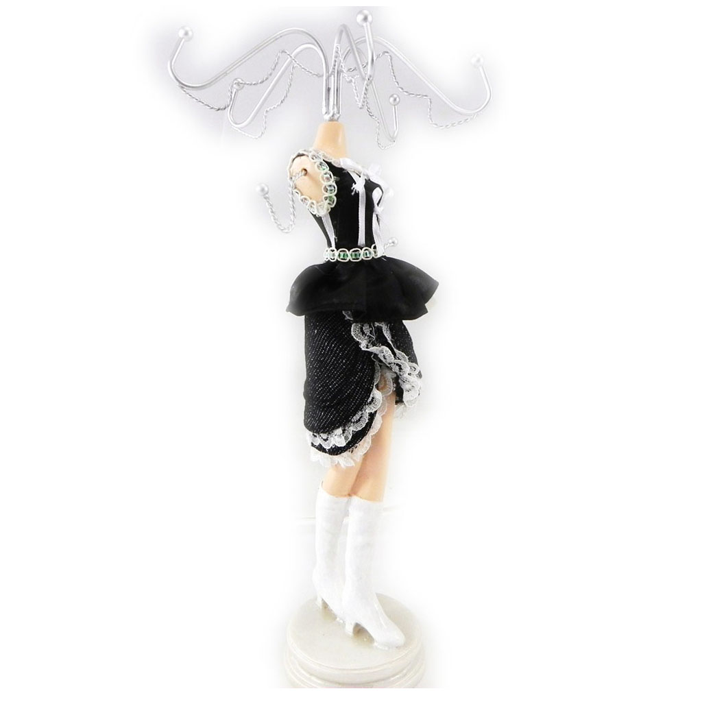 Porte-Colliers \'Lisa\' noir  - [H0826]