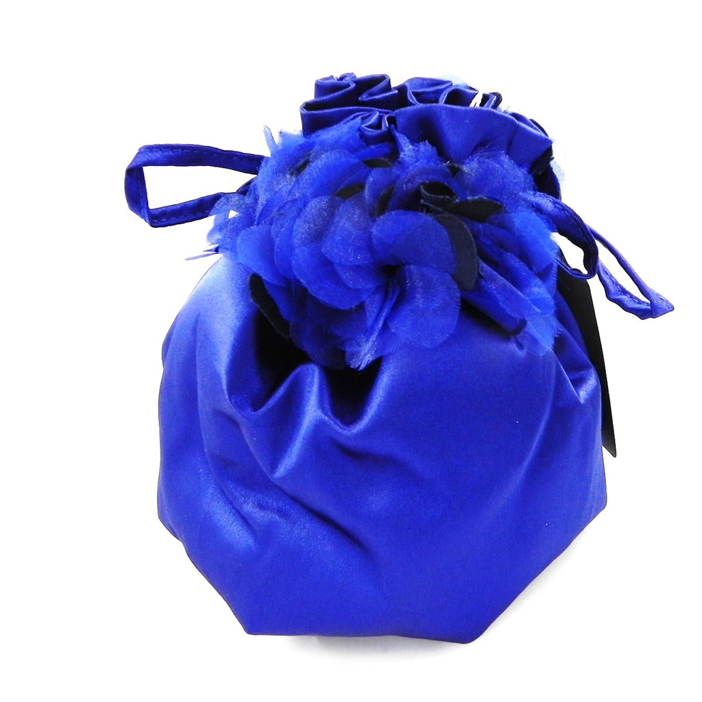 Sac Bourse de cérémonie \'Nina\' bleu nuit - [H4105]