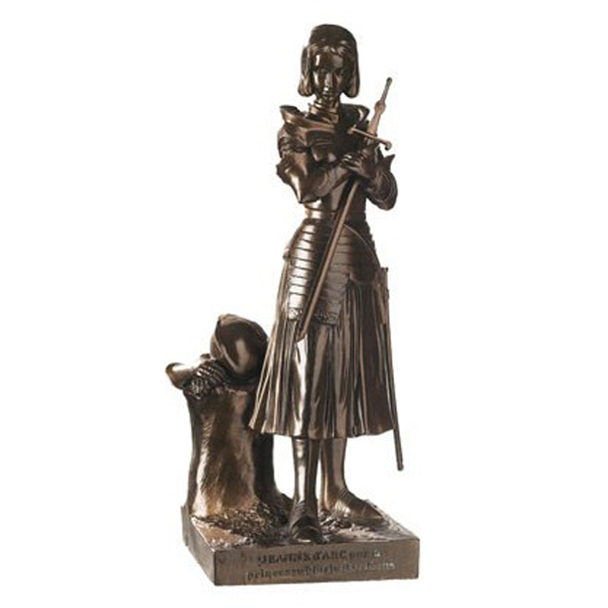 Figurine résine \'Jeanne d\'Arc\' - 21 cm - [H6344]