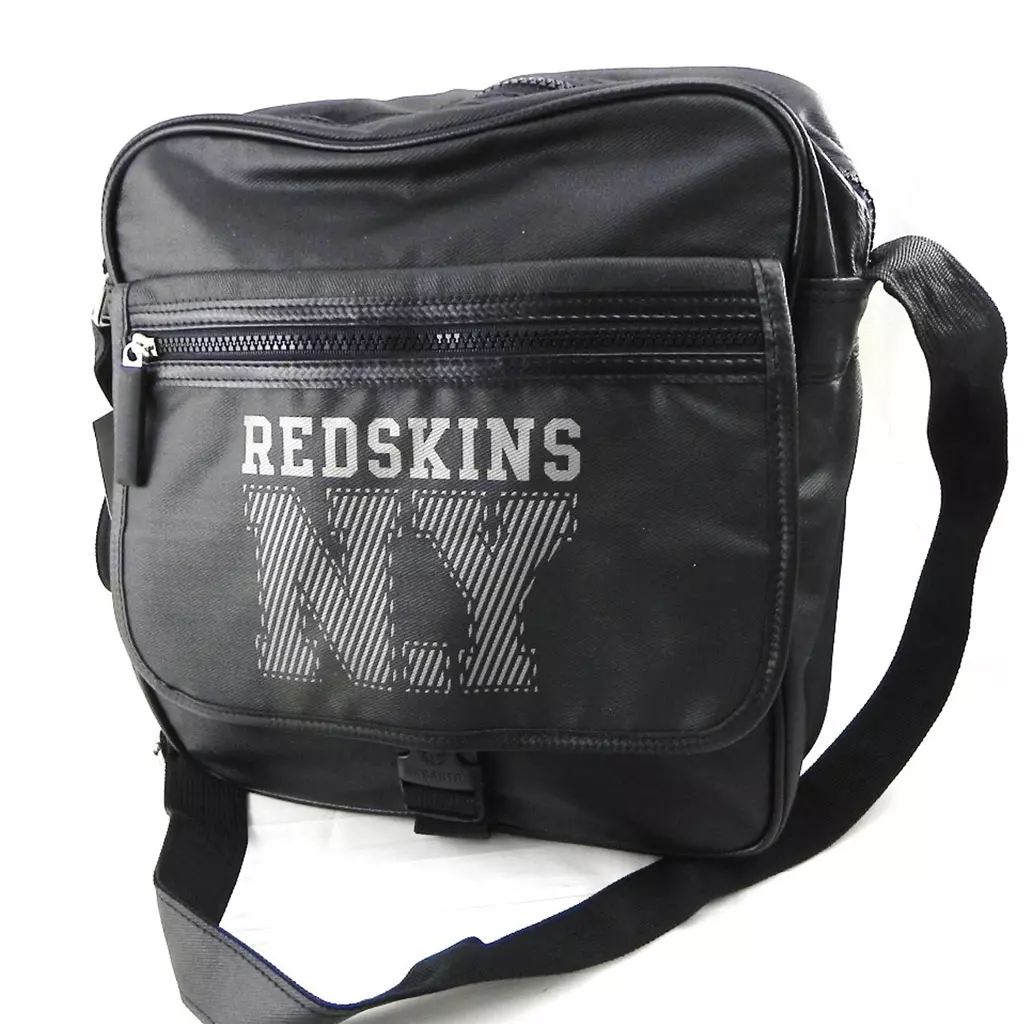 les trésors de lily Besace 'Redskins' noir [H7799]