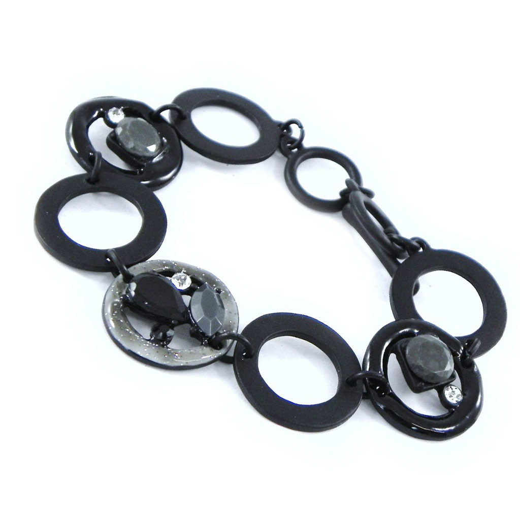 Bracelet Créateur \'Mélusine\' gris - [H8852]