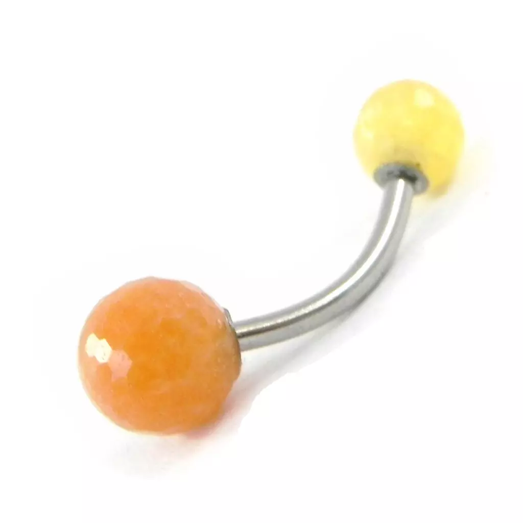 les trésors de lily Body Piercing 'Mineralia' orange [H9286]