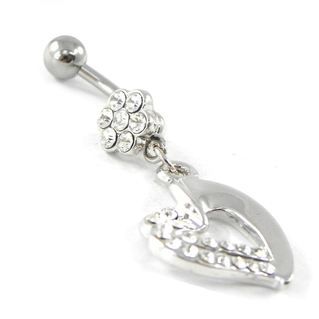 Body Piercing \'Love\' blanc - [H9397]