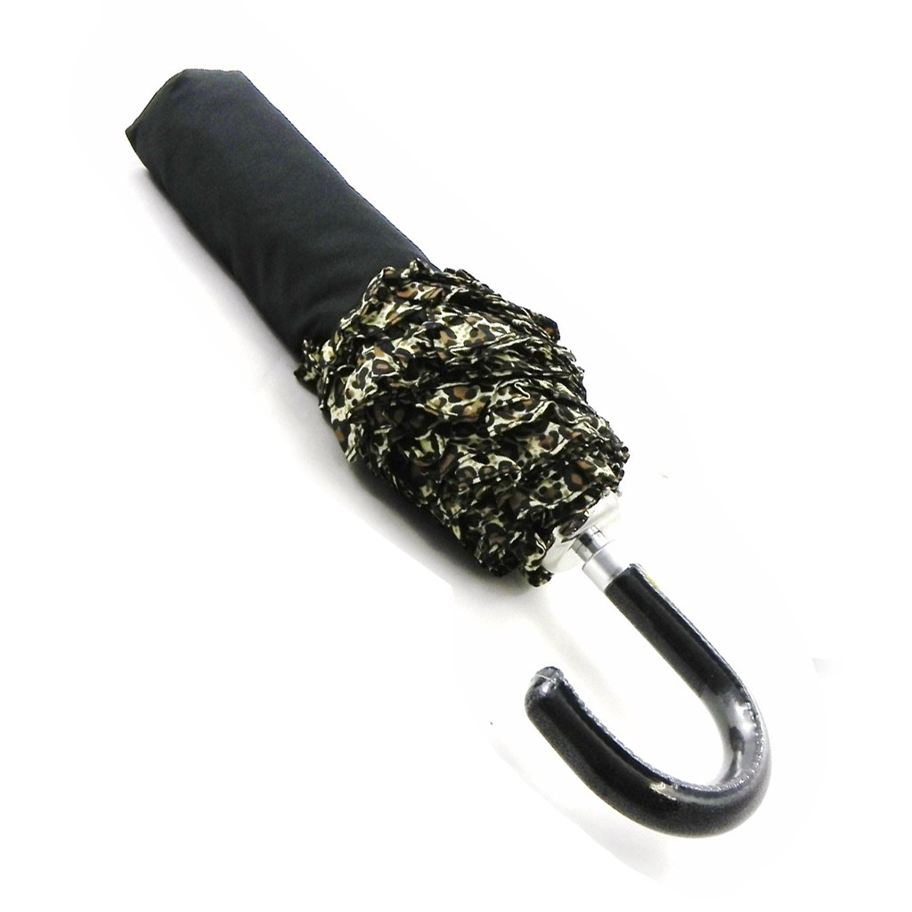 Parapluie mini \'Safari Queen\' noir - [I1834]