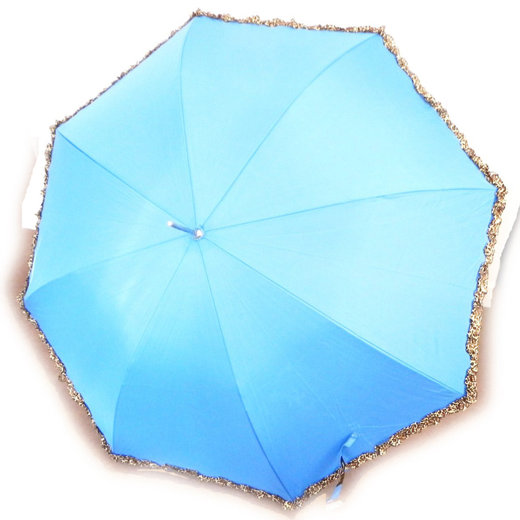 Parapluie canne \'Safari Queen\' bleu - [I1859]