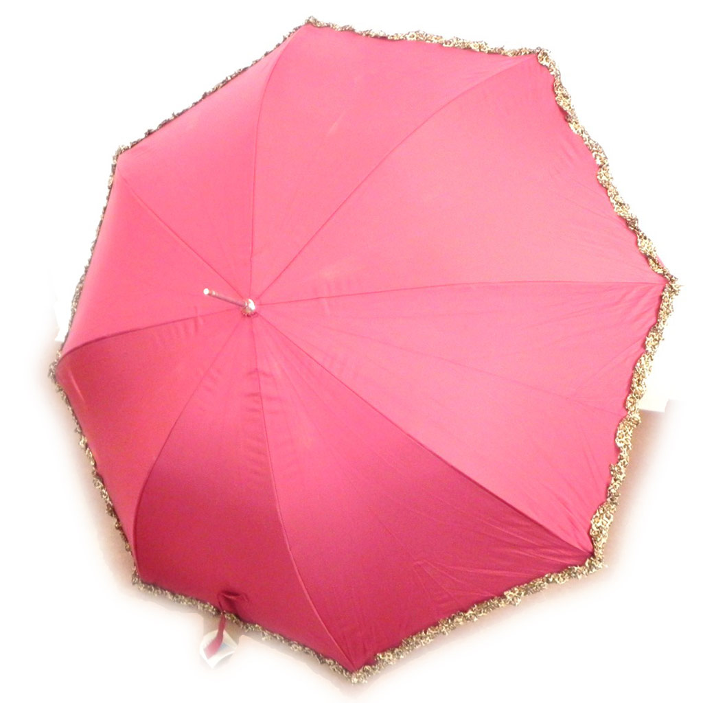 Parapluie canne \'Safari Queen\' rouge bordeaux - [I1862]