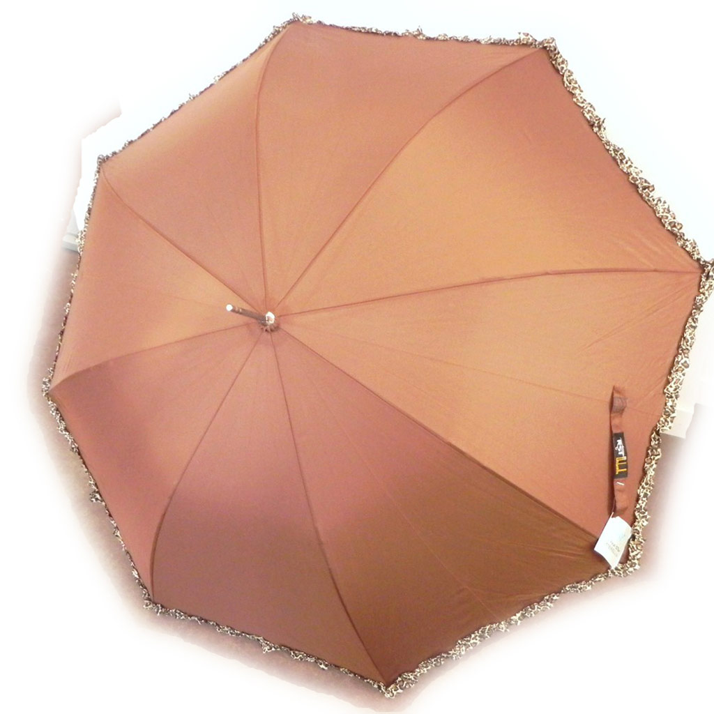 Parapluie canne \'Safari Queen\' marron - [I1865]