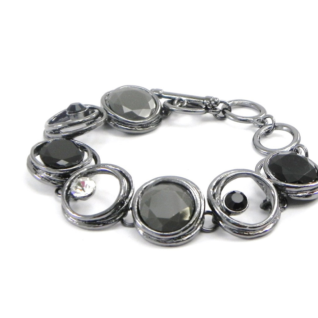 Bracelet Créateur \'Sissi\' gris - [I2144]