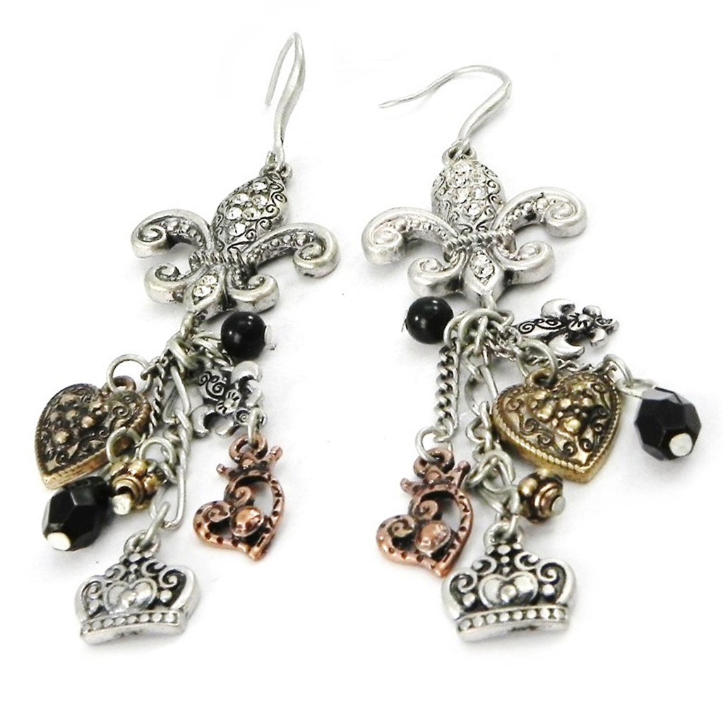 Boucles Créateur \'Cunégonde\' 3 tons  - [I4447]