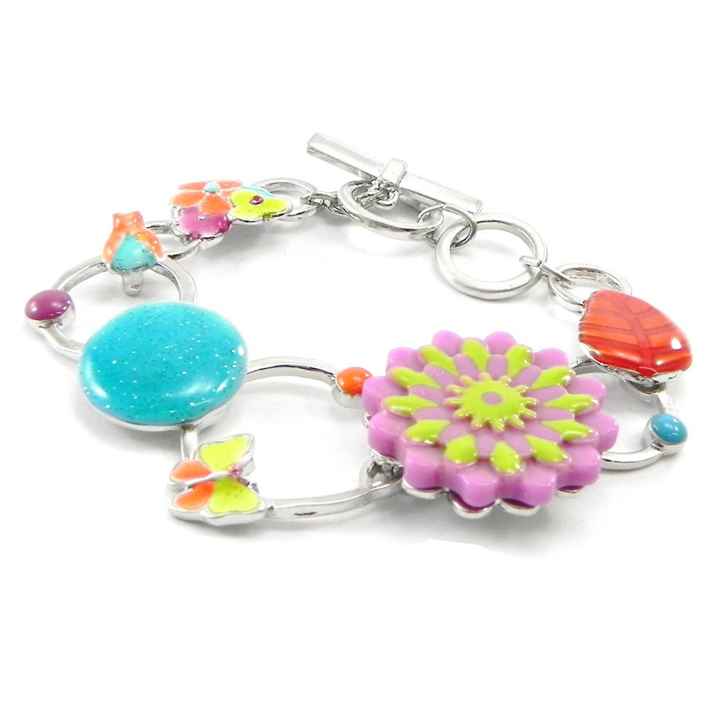 Bracelet Créateur \'Vahiné\' tutti frutti - [I4932]
