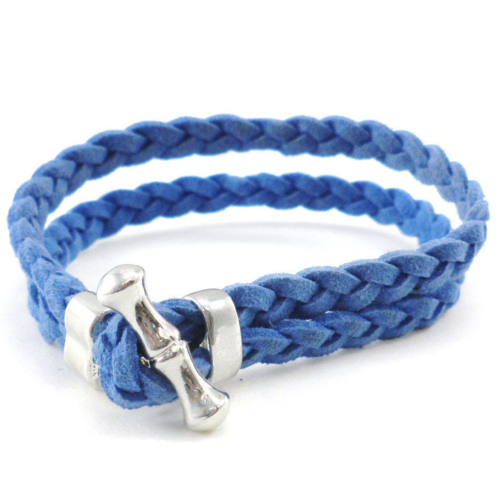 Bracelet créateur \'Chorégraphie\' bleu - [I9243]