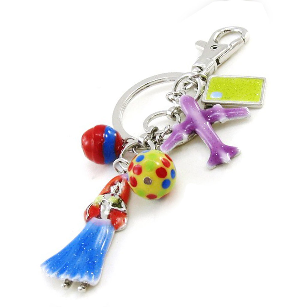 Porte-Clés Créateur \'Vahiné\' multicolore - [I9948]