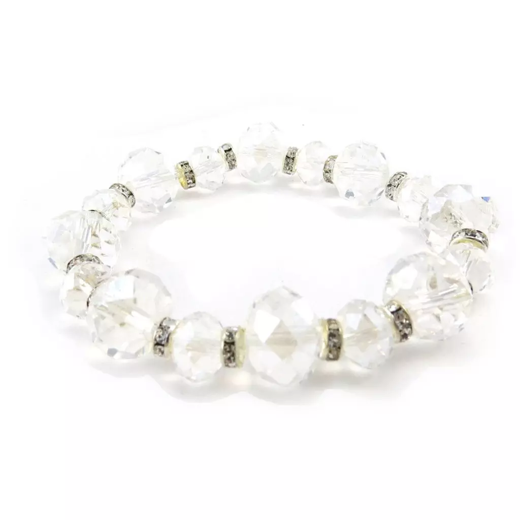 les trésors de lily Bracelet Créateur 'Sissi' blanc [J0603]
