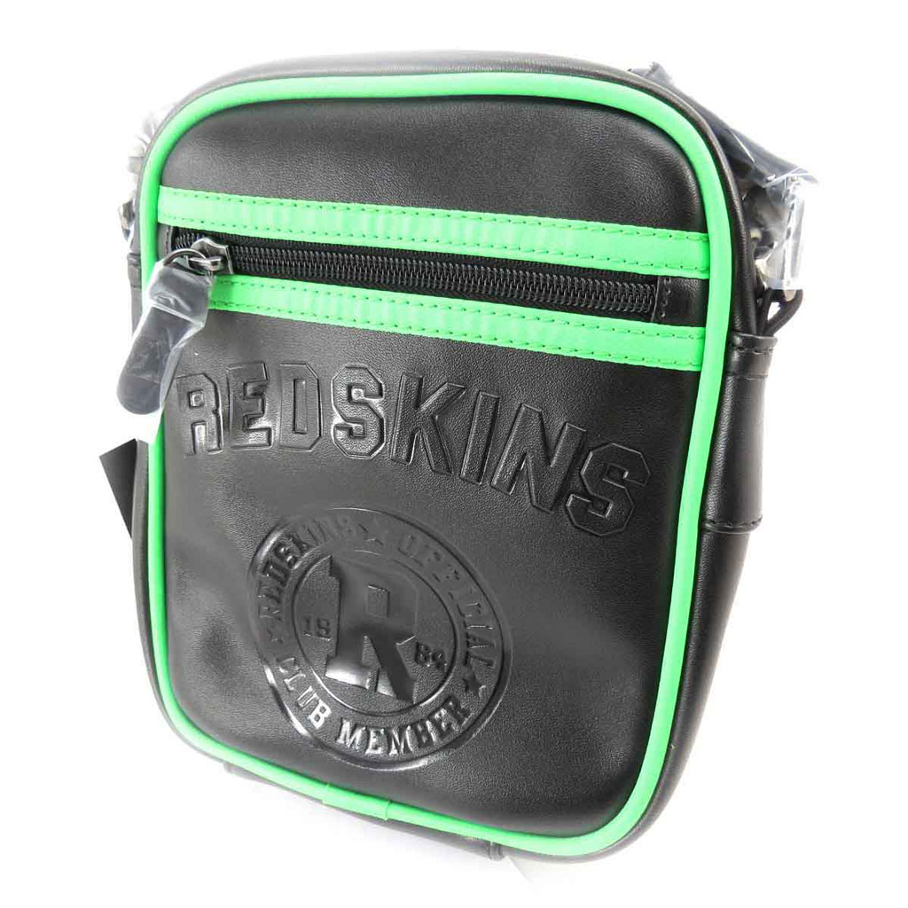 Sac bandoulière \'Redskins\' noir vert - [J7486]