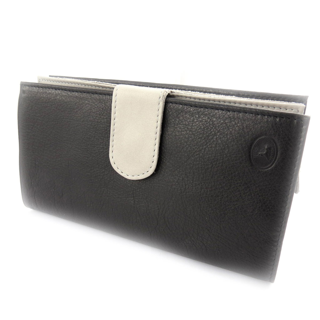 Compagnon Cuir \'Frandi\' noir gris - [K0567]
