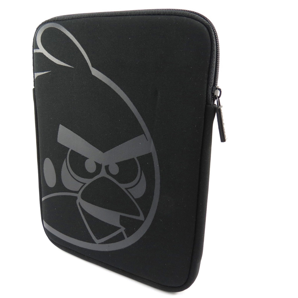 Housse ordinateur portable \'Angry Birds\' noir (8\' / Ipad) - [K0755]