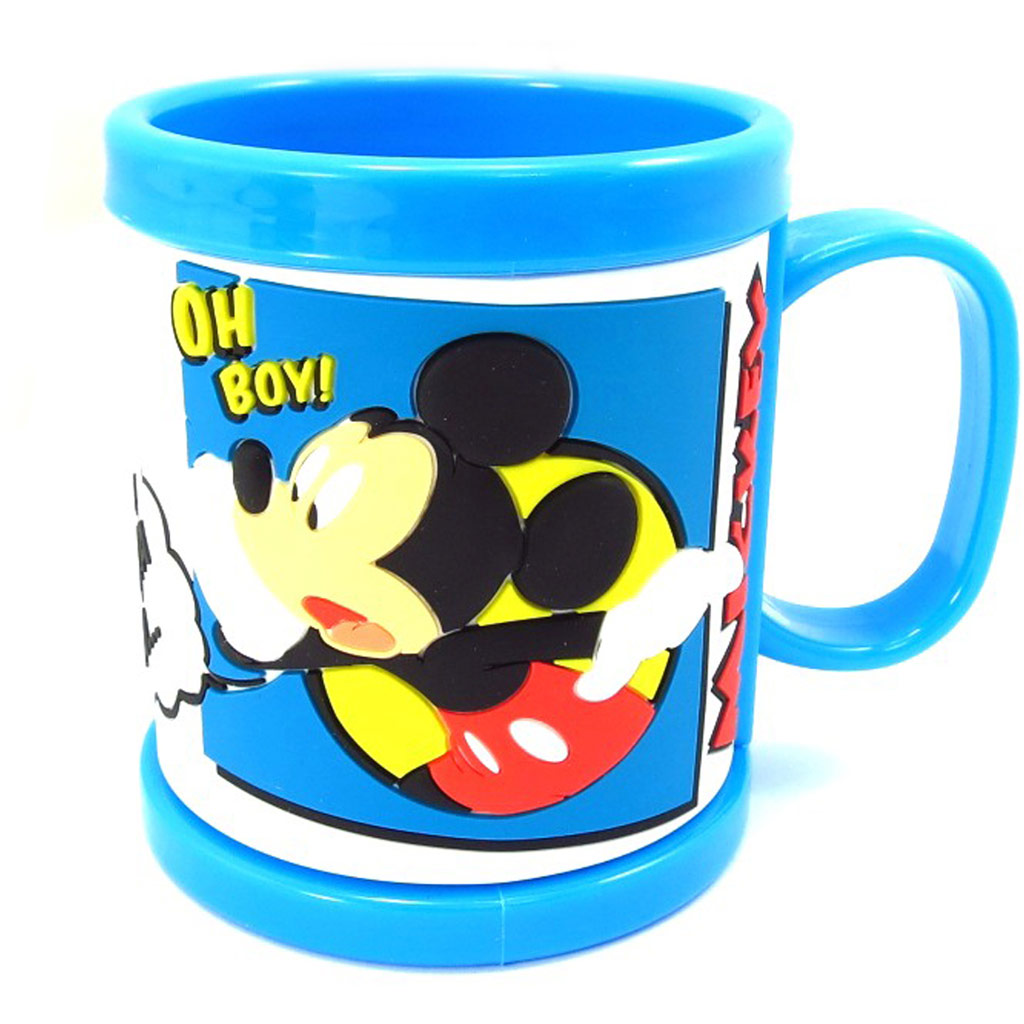 Mug gomme \'Mickey\' bleu (Mickey et Donald) - [K5264]