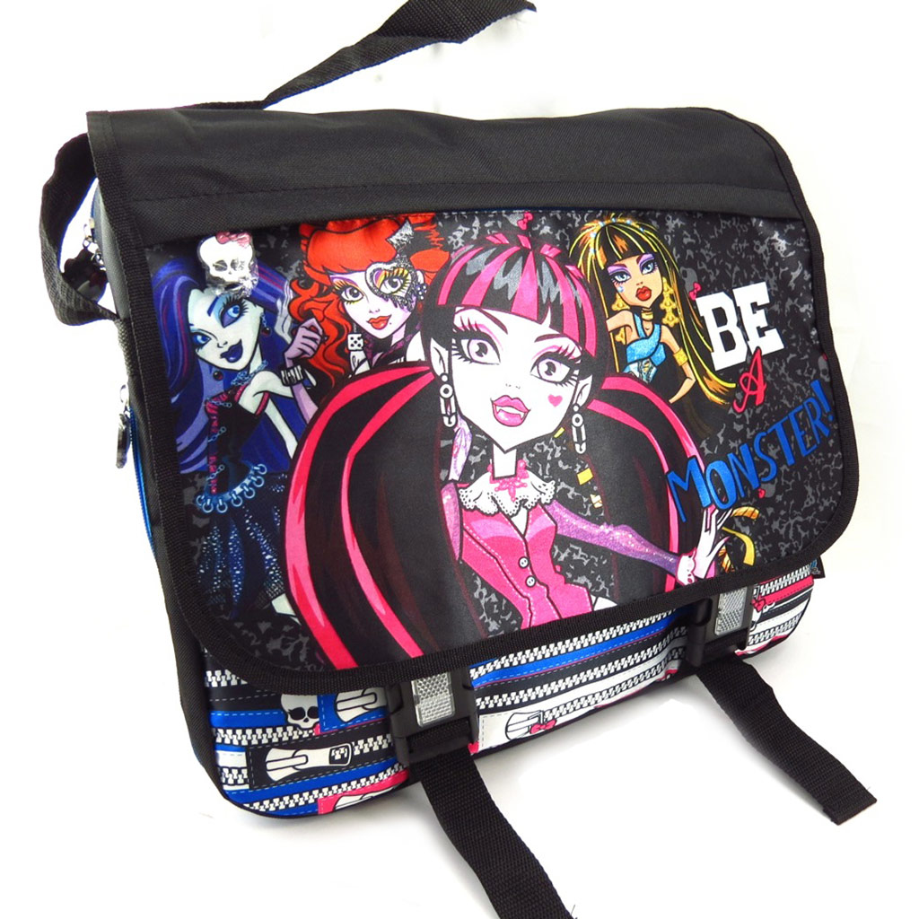 Sac bandoulière \'Monster High\' noir multicolore - [K5985]