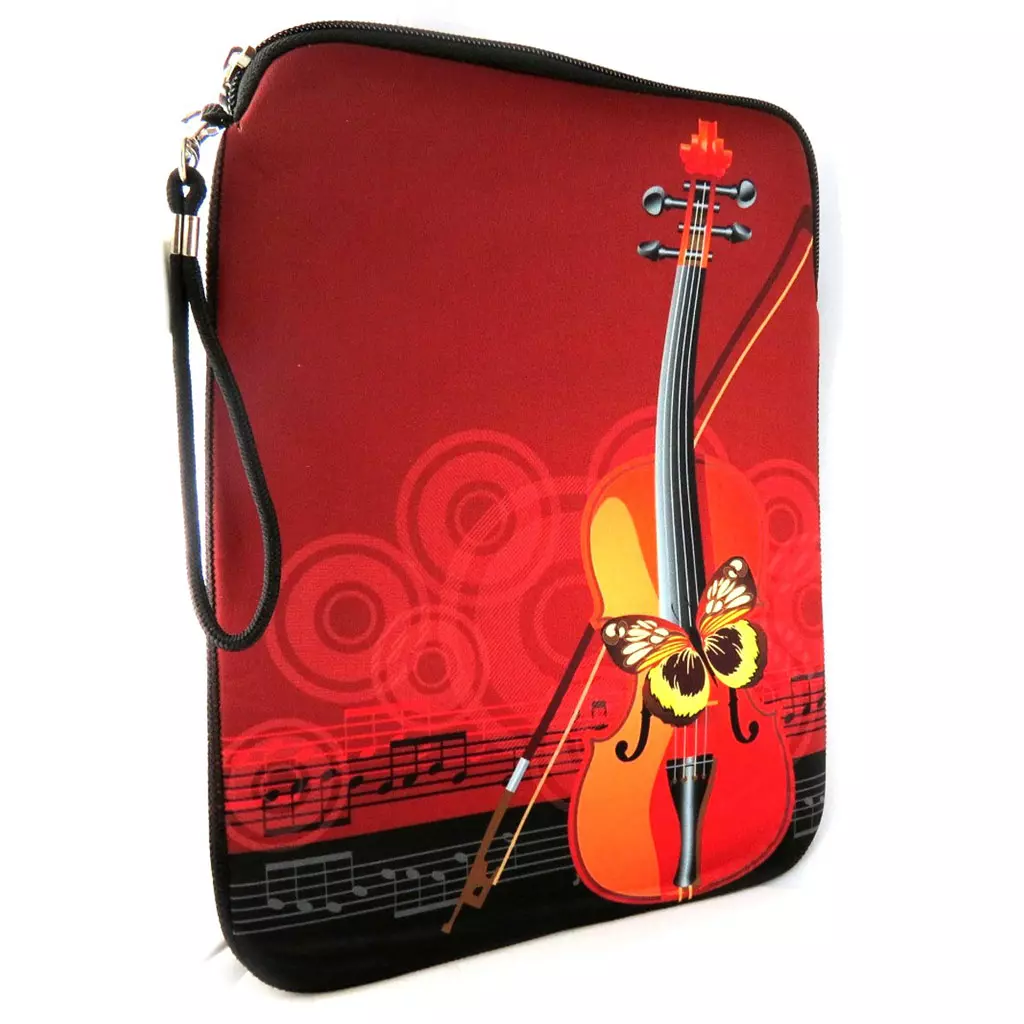 les trésors de lily Housse tablette Ipad 'Violon' néoprène (10') [K8221]