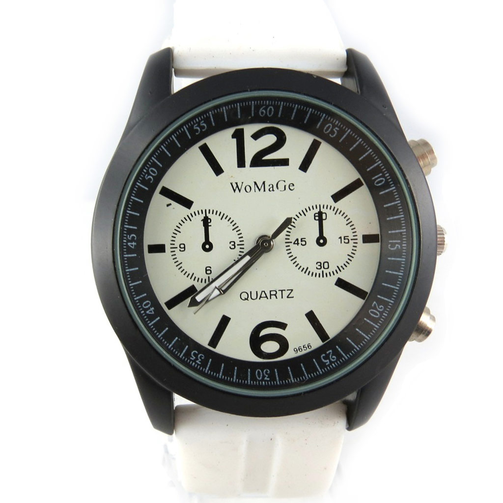 Montre Design \'Olympe\' blanc - [K8893]