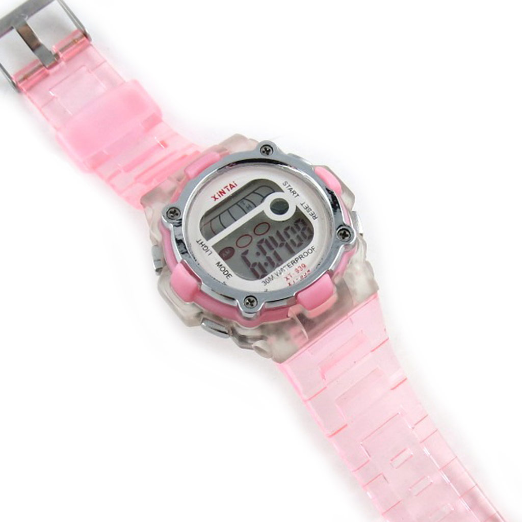 Montre multifonctions \'Marathon\' rose - [K8904]
