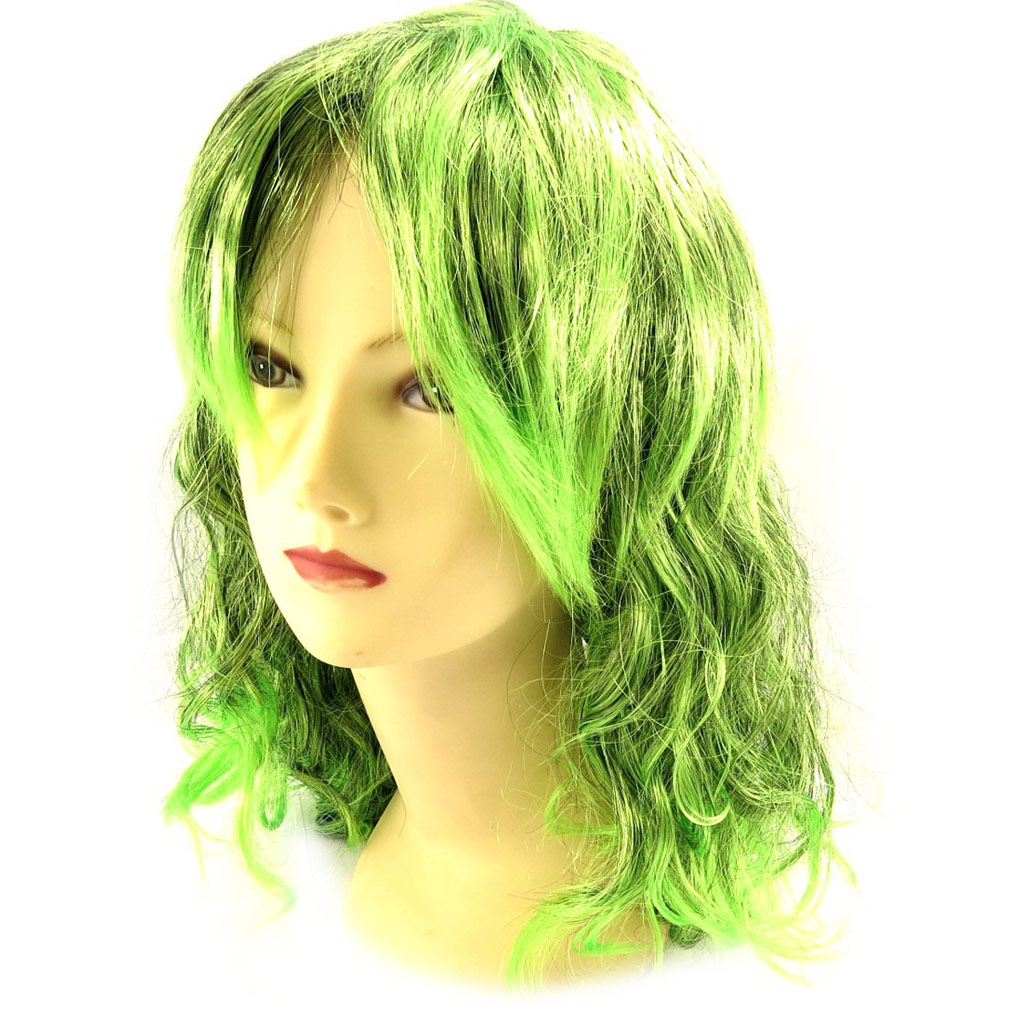 Perruque \'Pygmalion\' vert (50 cm) - [K9073]