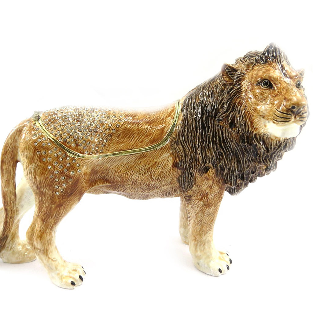 Coffret à Bijoux \'Lion\' marron - [L6470]