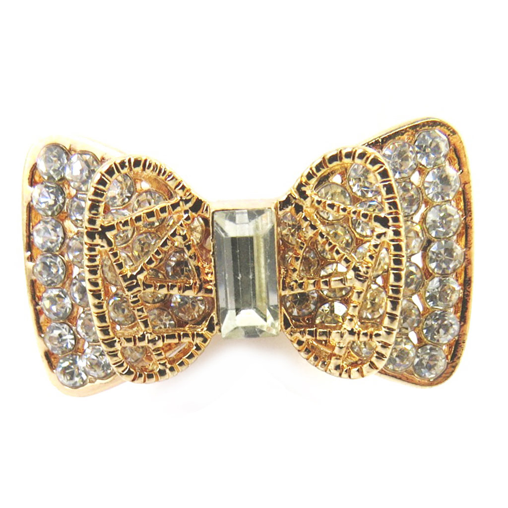 Bague Créateur \'Sissi\' blanc doré  - [M1848]