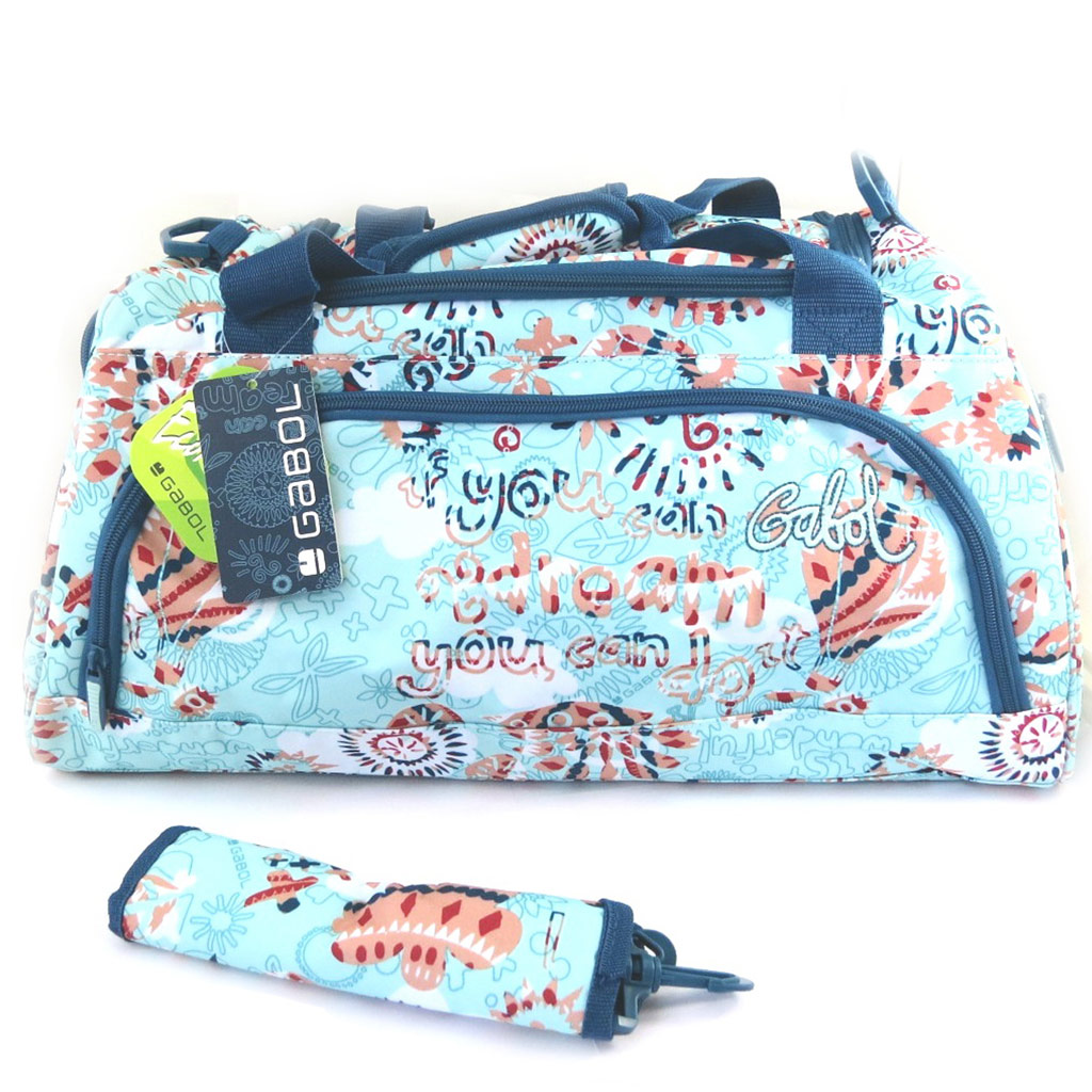 Sac de voyage \'Gabol\' turquoise (47x25x215 cm) - [M4457]
