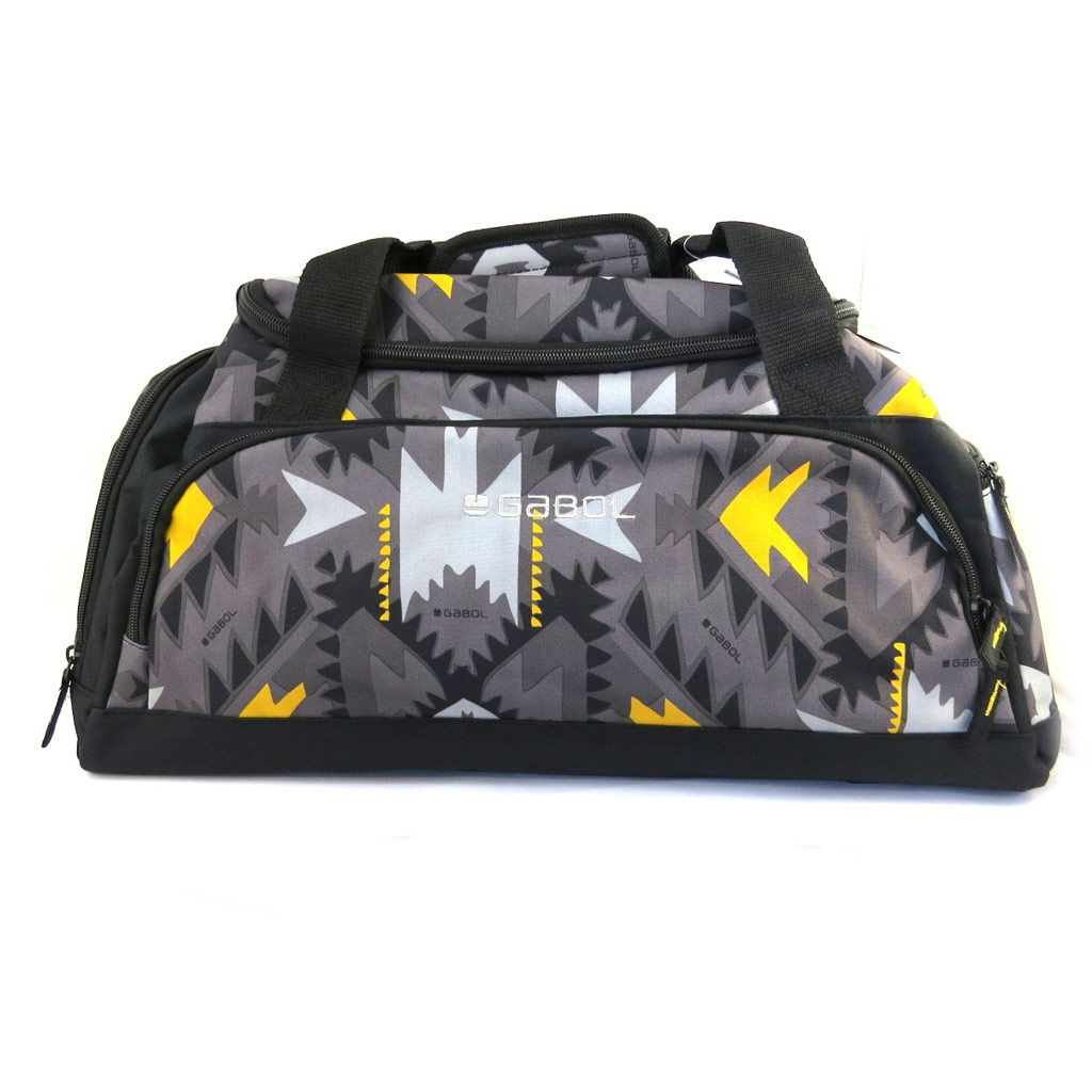 Sac de voyage \'Gabol\' gris jaune (47x25x215 cm) - [M4462]