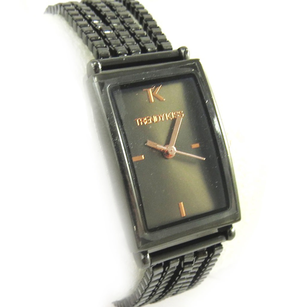 Montre femme \'Trendy\' gun métal - [M6055]
