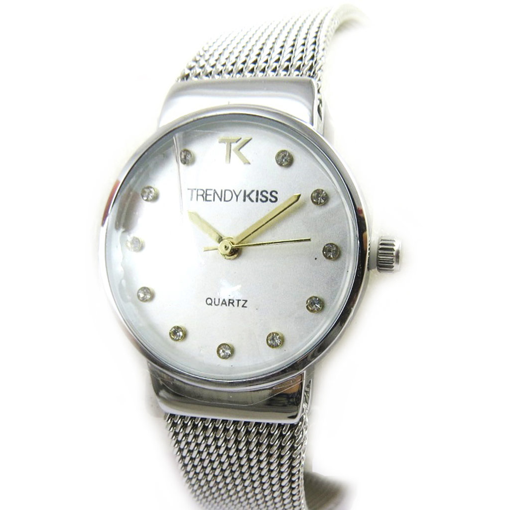 Montre femme \'Trendy\' argenté - [M6061]