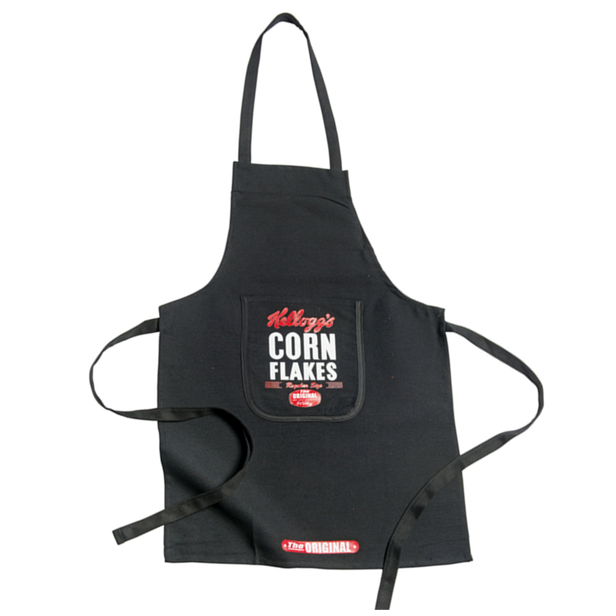 Tablier de cuisine \'Kellogg\'s\' noir - 68x78 cm - [N2132]