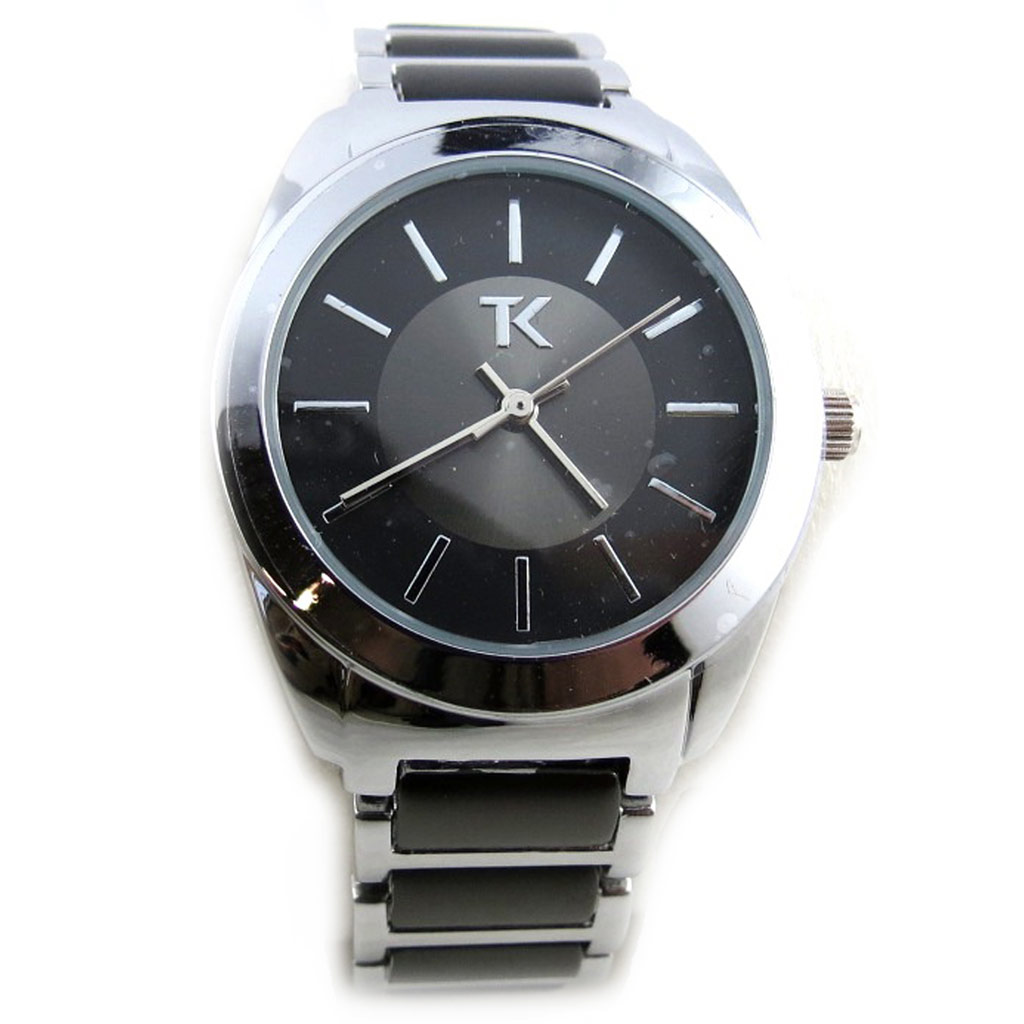 Montre femme \'Trendy\' noir argenté - [N2302]