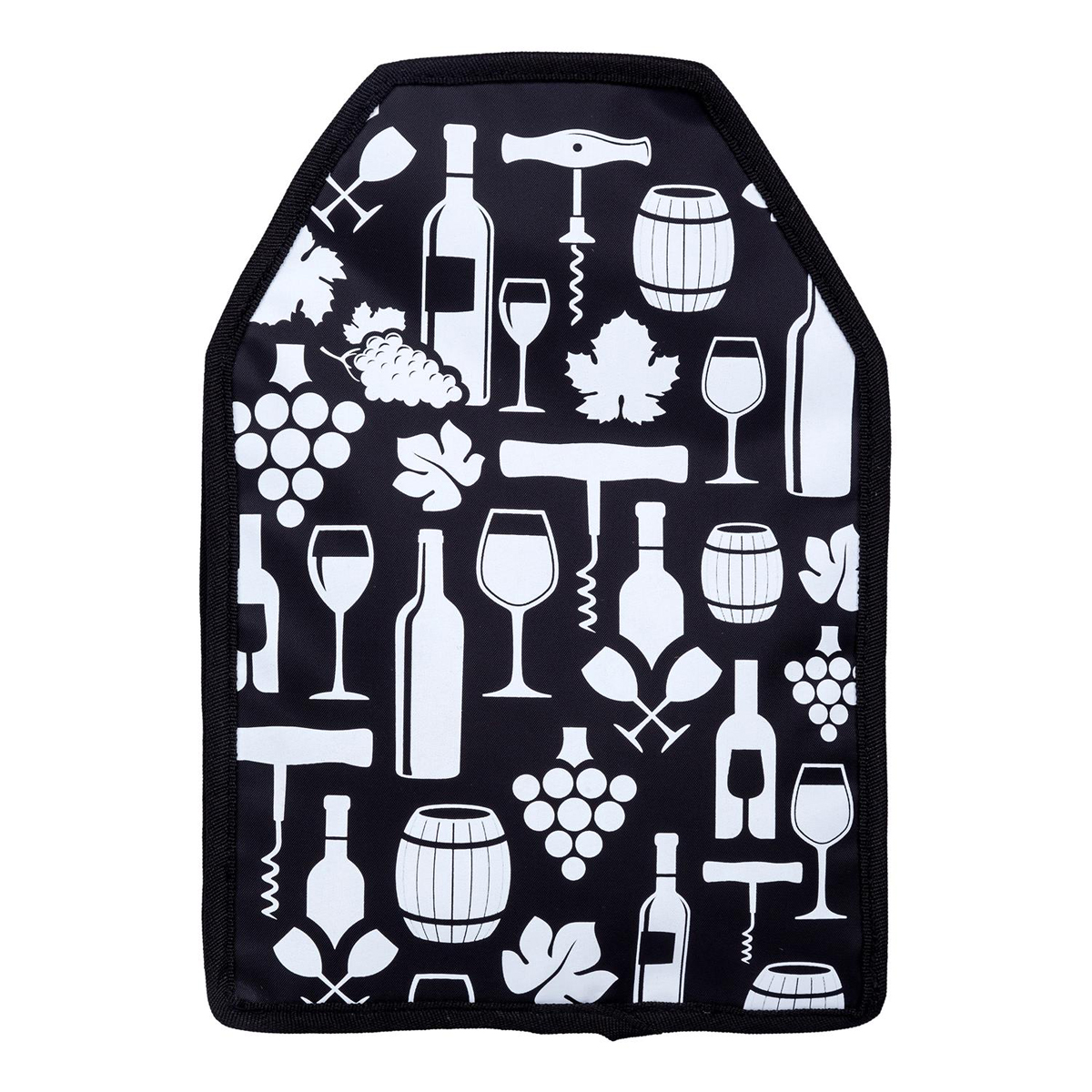 Rafraichisseur de bouteille \'Dégustation\' noir blanc - [N2678]