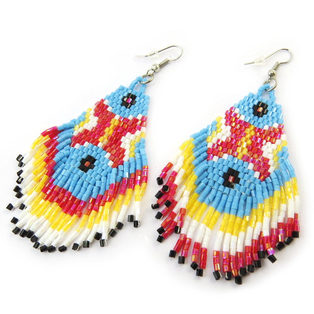Boucles Créateur \'Altaï\' multicolore - [N4641]