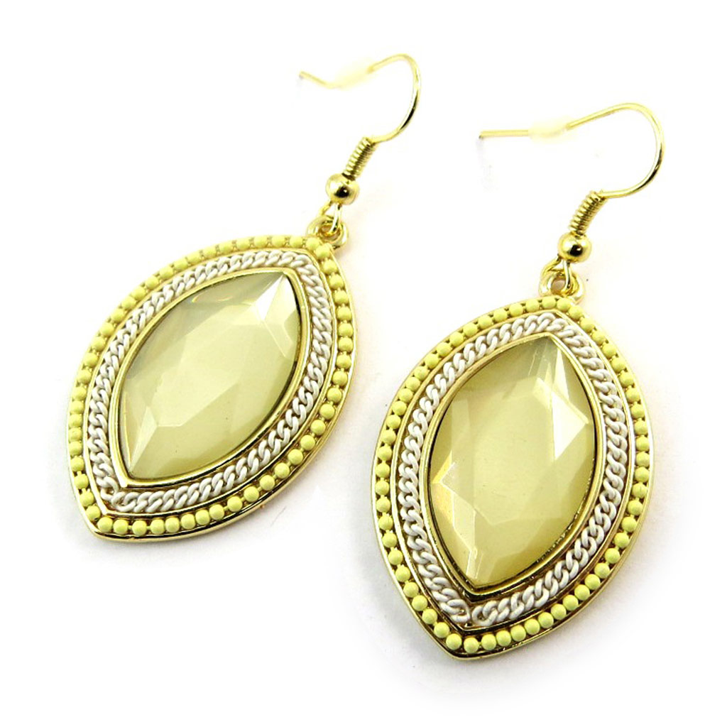 Boucles Créateur \'Altaï\' beige doré - [N5027]