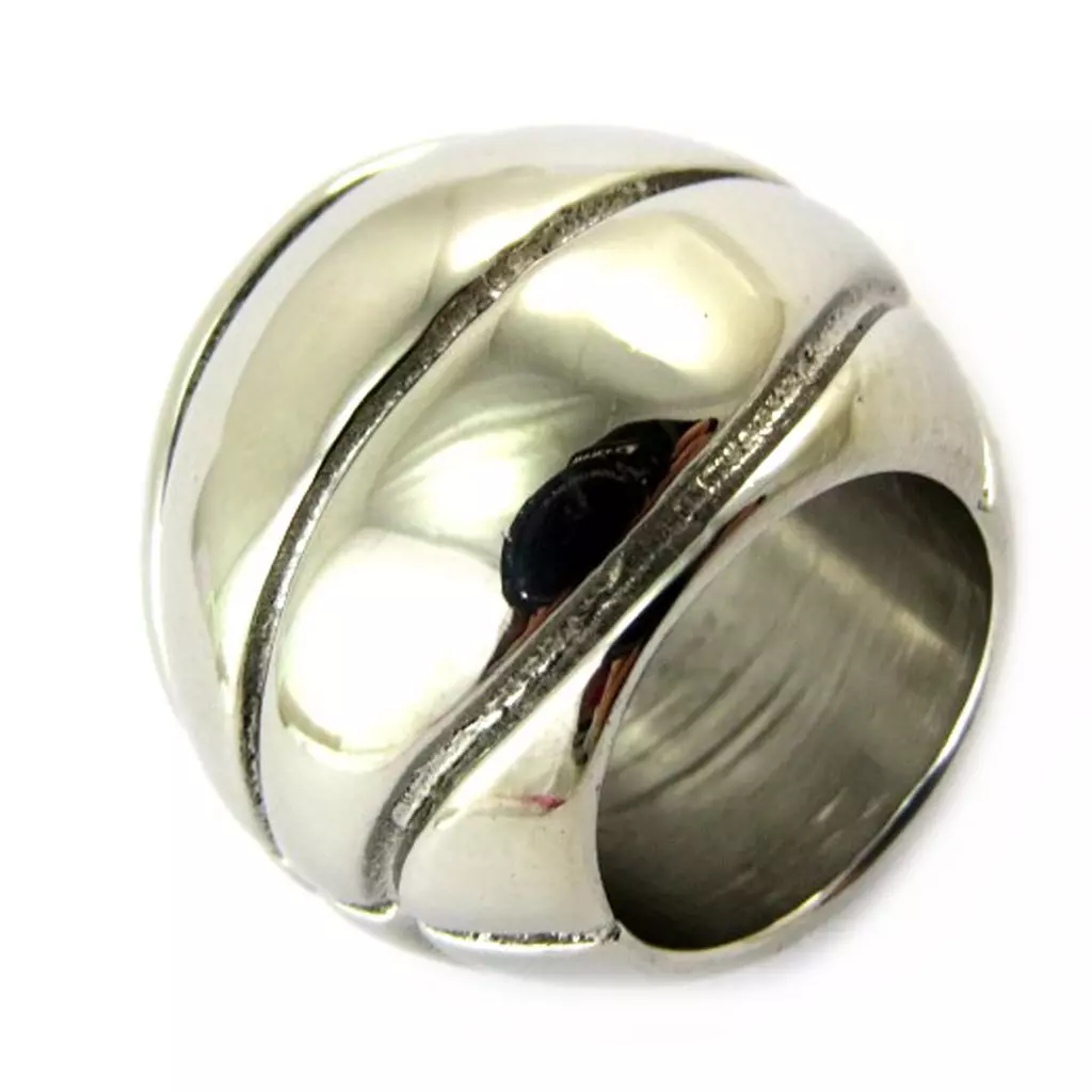 les trésors de lily Pendentif acier 'Tennis' chrome [N5090]