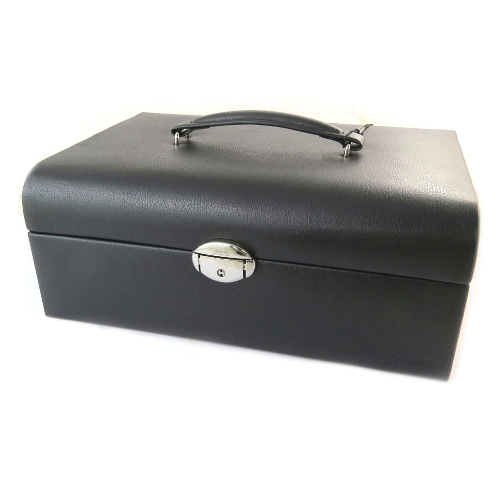 Coffret Bijoux \'Clara\' noir - 31x21x115 cm - [N6564]