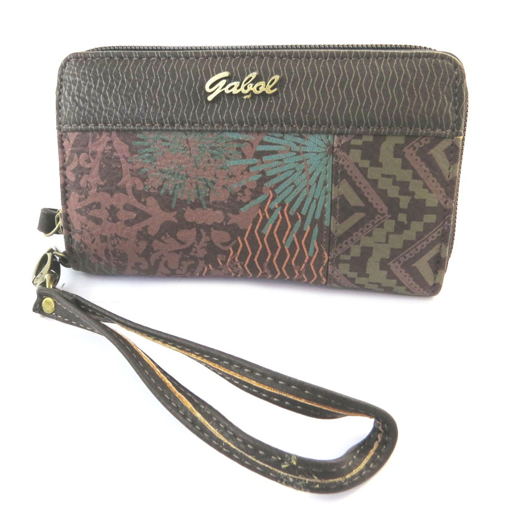 Portefeuille \'Gabol\' marron multicolore - 15x9x3 cm - [N6673]