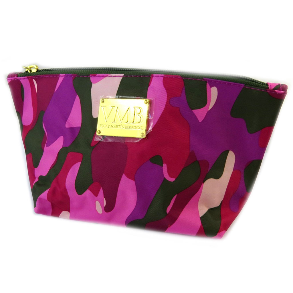 Trousse à maquillage \'VMB\' rose camouflage - 23x13x75 cm - [N7510]