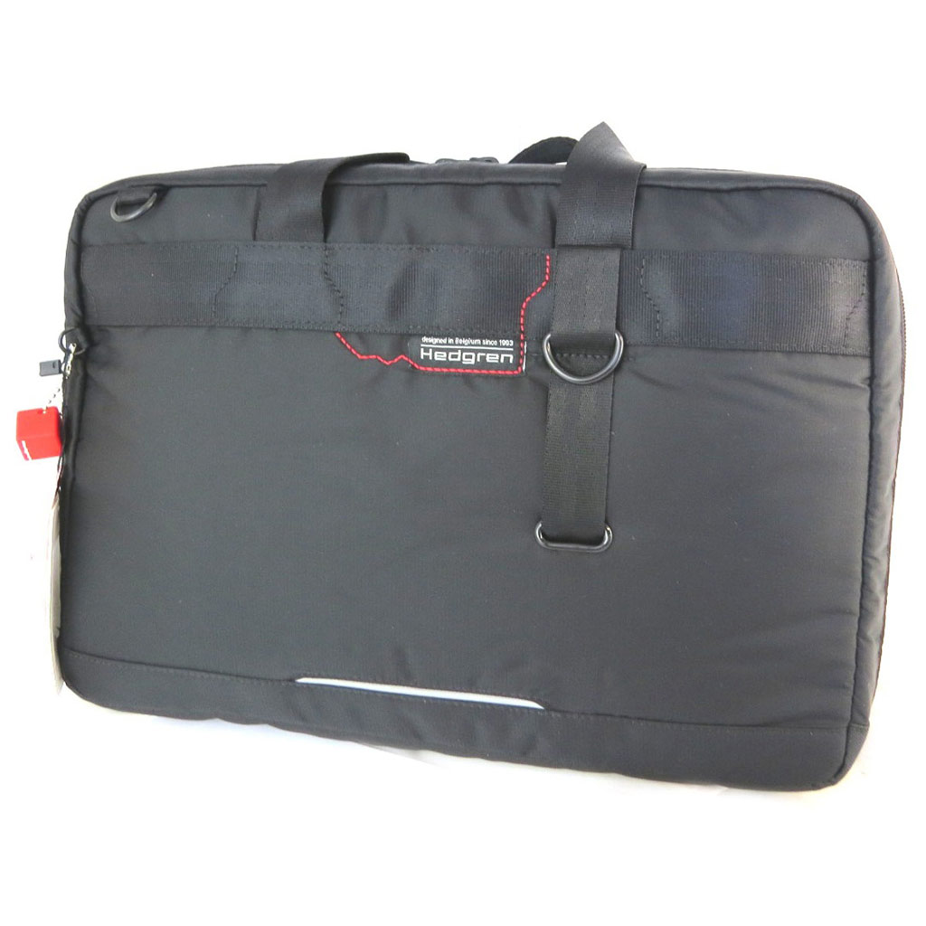 Serviette \'Hedgren\' noir (spécial ordinateur 13\') - 38x25x11 cm - [N7776]
