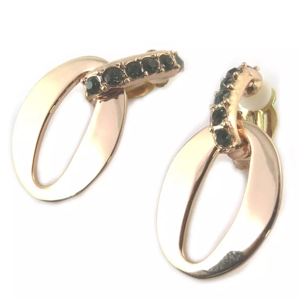 les trésors de lily Clips Créateur 'Sissi' doré rosé [N8404]