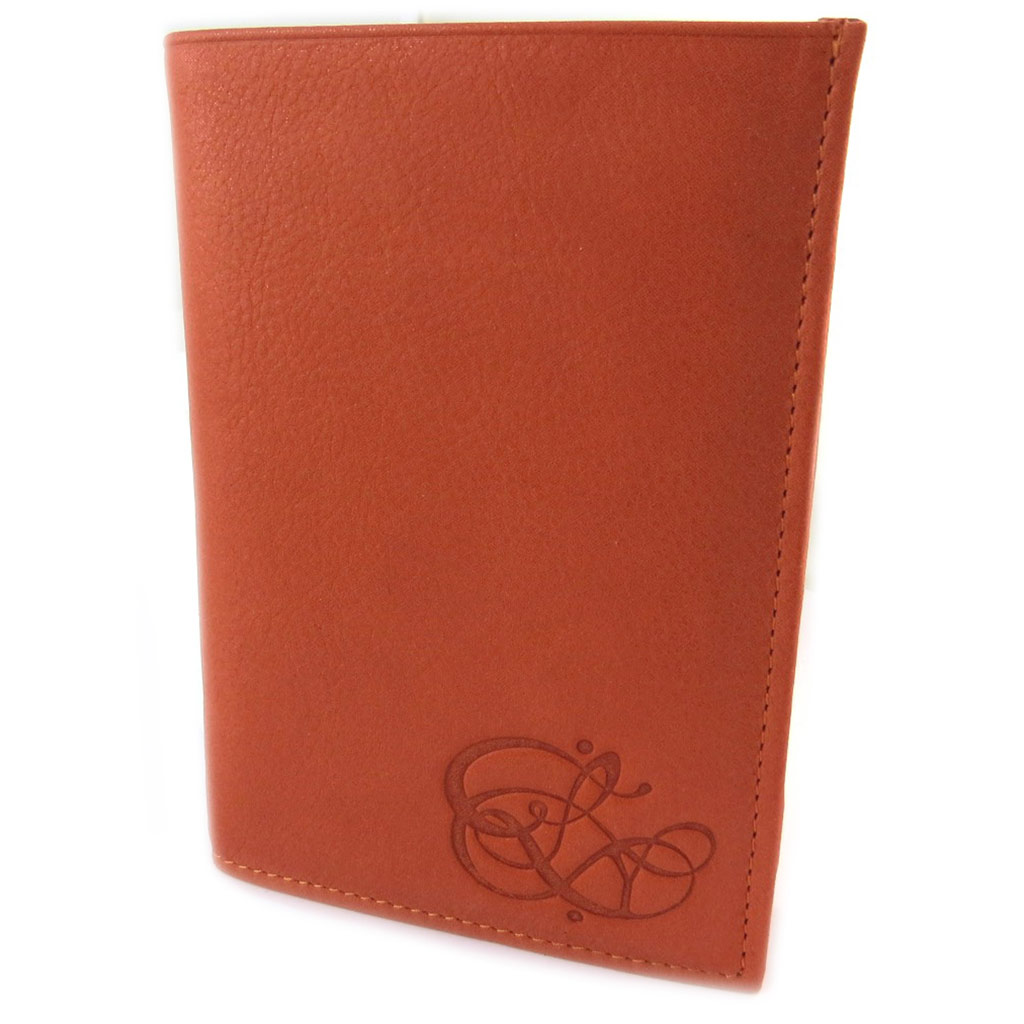 Portefeuille européen cuir pailleté \'Les Trésors De Lily\' orange corail - 13x95x2 cm - [N8996]
